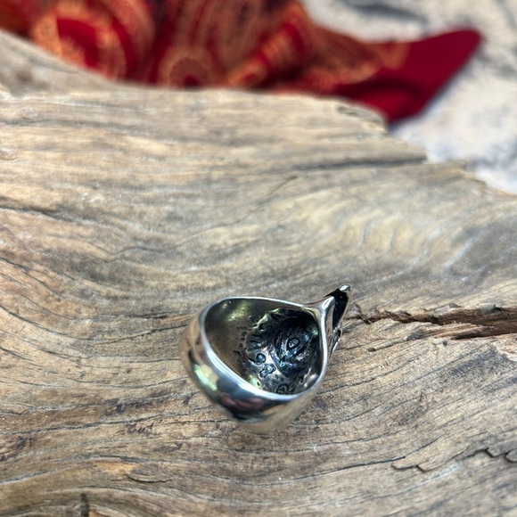 VINTAGE G&S SILVER EAGLE RING - Picture 5 of 6